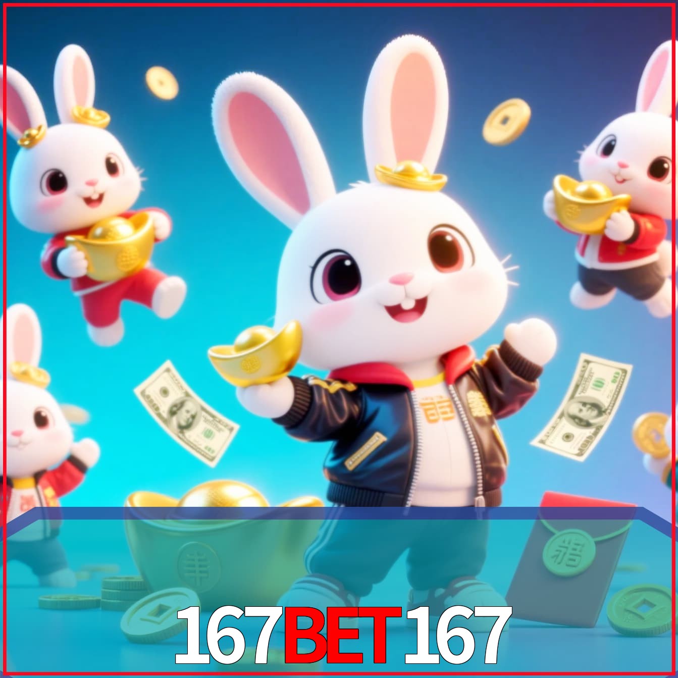 Slot machine 3D icon with number 7 and 1